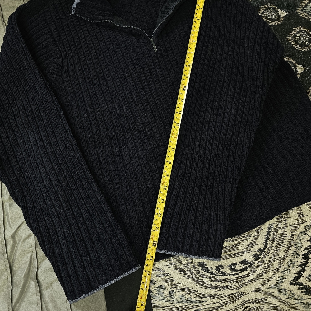 Alpine Design Men’s Fleece Pullover Quarter Zip Navy Blue Size M - Picture 6 of 10